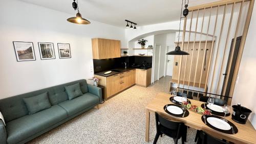 ห้องครัว, Apartmány U Hrušků (Apartmany U Hrusku) in เทรบอน