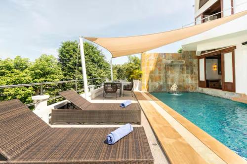 Villa Melitta, Pool, Beach, 360-SeaViews, 6-bed Thai Luxury on Best Location in Samui - 수영장