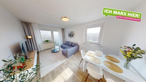 Lichterfülltes Apartment mit WLAN, Chemnitz