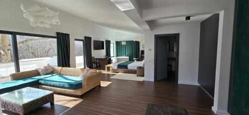1 king bed, 2 sofa beds
