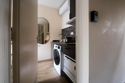 Konyha, Cozy & Fully Equipped Studio in Eindhoven 2 in Bloemenplein