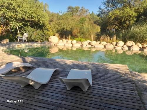 Peldbaseins, Posada La Valentina in Villa Las Rosas