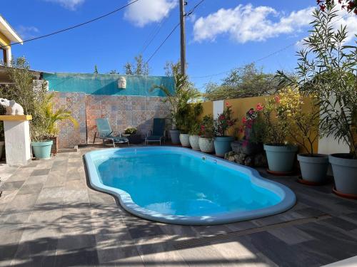 สระว่ายน้ำ, Nos cu Nos, ruim appartement 65 m2 met zwembad in ซาลินา