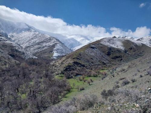 View, Hayat guesthouse nuratau mountain in Forish