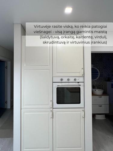 廚房, Palūšės Apartment (Paluses Apartment) in 伊格納利納