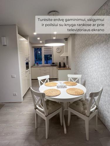 廚房, Palūšės Apartment (Paluses Apartment) in 伊格納利納