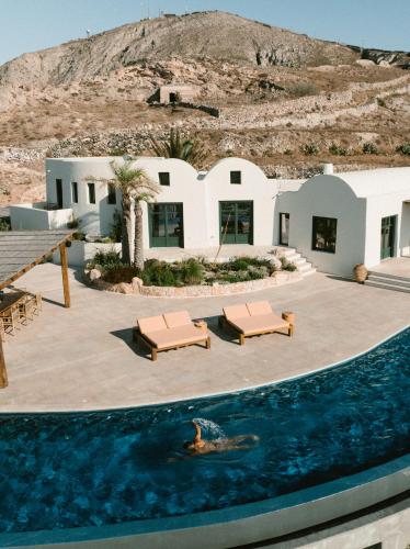 Kilátás, Patina Vivera Estate Santorini in Moni Profitou Iliou