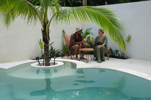 Swimming pool, Villa Le Rocher in Macario Gomez