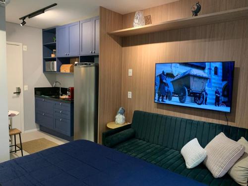Novo Studio com piscina Brooklin, Sao Paulo