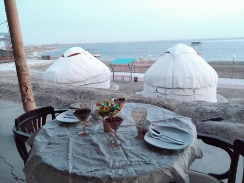 Food and beverages, Akchakul Yurt Camp in Urgench