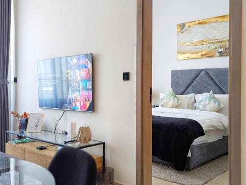 Modern Luxury Fully Furnished 1BH Apartment in Binghatt Nova JVC - Easy Access to JBR, Circle Mall & Dubai Hills Mall, Dubai (foto 10)