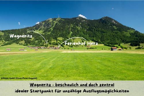 Apkārtne, Ferienhof Herz in Rettenberg