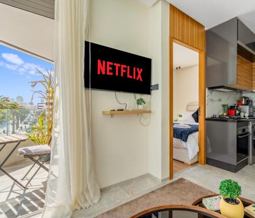 Luxurious studio with view gym parking and keyless access, Casablanca (fotografie 5)