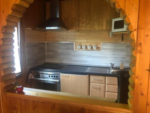 Konyha, Authentiek, Vintage Chalet aan de Bosrand in Dalheim