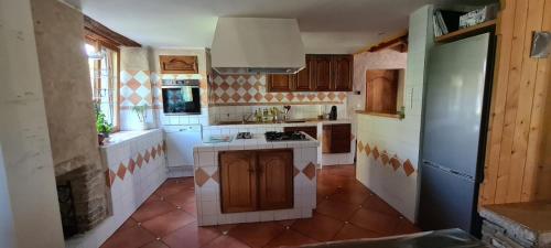 virtuve, Gîte l'érable (Gite l'erable) in Saint-Hippolyte (Franche-Comte)