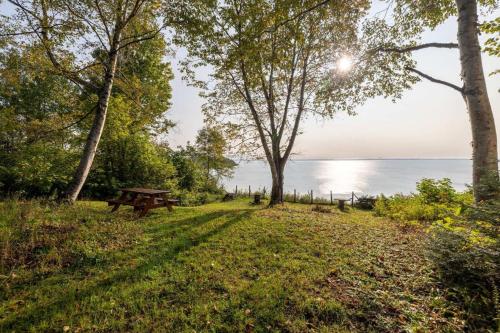 Kilátás, L'Écho des vagues (L'Echo des vagues) in Baie-Sainte-Catherine