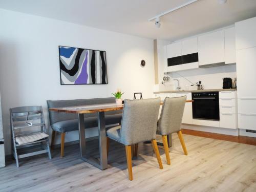 Konyha, Cozy apartment with garden in Busingen am Hochrhein