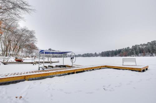 Chic Chetek Hideaway with Lake and Dock Access! - main image