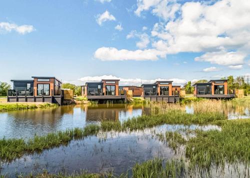 A szálláshely kívülről, Waterside Hambleton Lakeside Lodges in Hambleton (Lancashire)