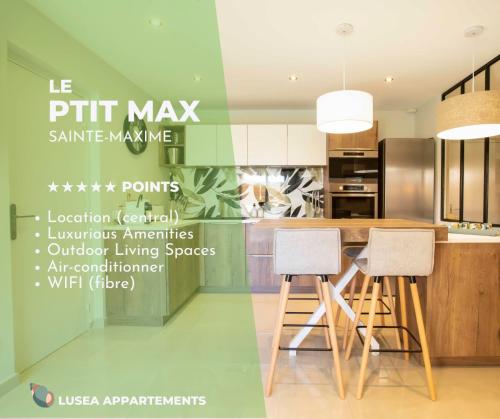 Le PTIT MAX Centre ville - Terrasse, Sainte-Maxime