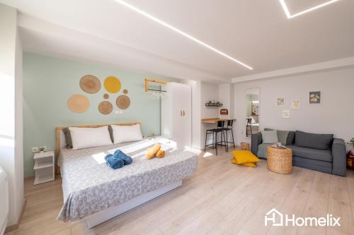 roomaki - new & stylish studio in the center with parking, Chalkis (fotografie 8)