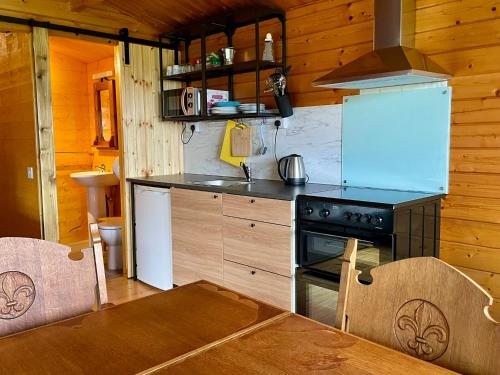 virtuve, Hungry Hill Glamping in Eadargoil