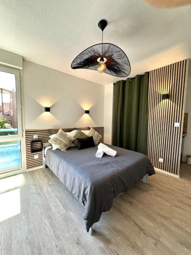 Studio MBS 1 - Cosy, Tram, Wifi, Parking, Equipe near Pharmacie du mas de Tesse