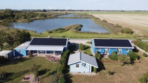 Pohled zvenku, Ferienhaushälfte Fenja (Ferienhaushalfte Fenja) in Emmelsbull-Horsbull