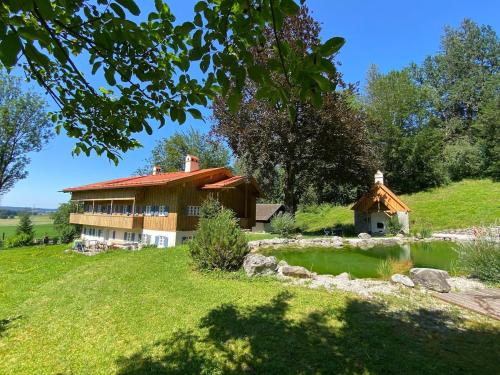 花園, Chalet am kleinen See in 貝內迪克特博伊埃爾恩