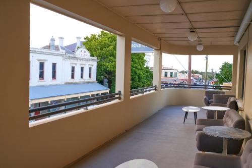 Terraza/balcón, Shamrock Hotel Kyneton in Daylesford and Macedon Ranges