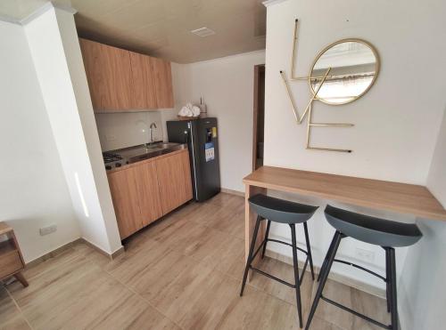 Apartaestudio S201 a 2 calles Milan Urbanevo in Ecoturistico Cerro de Orro