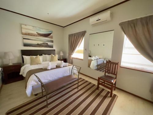1 double bed