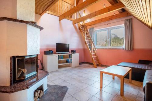 A szálláshely kívülről, Falkenturm in Buschvitz