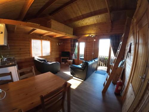 ห้องส่วนกลางสำหรับนั่งเล่น/ดูทีวี, Ironbridge Lodge in โคลบรูกเดล