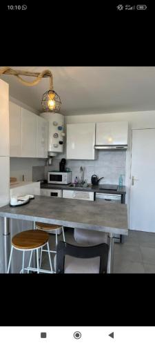 Dapur, Studio cabine à Port Camargue (Studio cabine a Port Camargue) in Le Grau-du-Roi