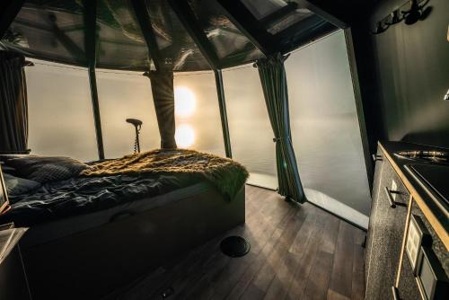 Exterior view, Tankavaara Gold Village in Sodankyla