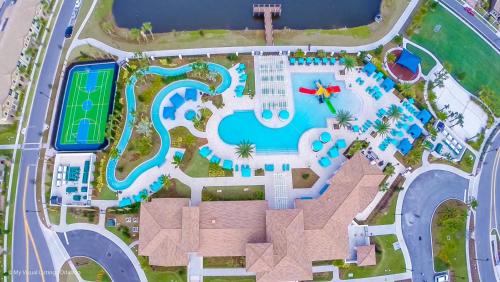 Private pool Lazy River Near Disney Resort Pool Table