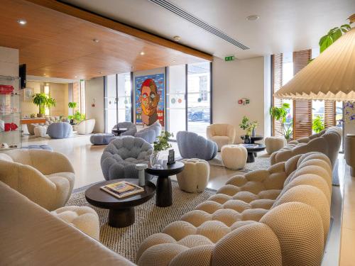 Lobby, Beau Rivage Nice near Quai des Etats Unis