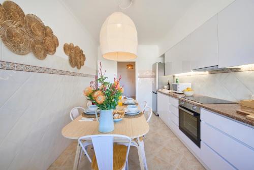 Konyha, Vieira beach house apartment with sea view in Praia da Vieira