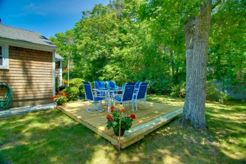 Cape Cod Bungalow with Patio Less Than 1 Mi to Beaches!
