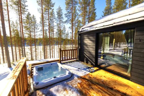 A környék, Hossaville Luxe Lake Cabin in Suomussalmi