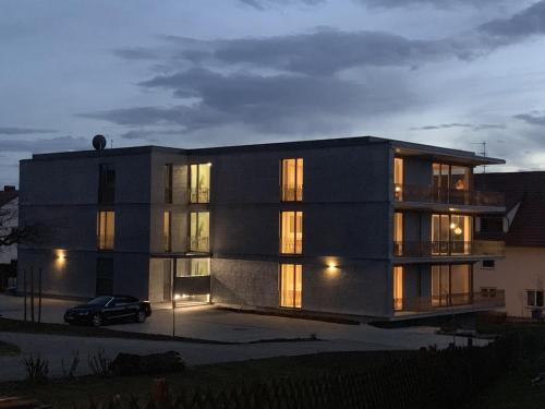 Viesnīcas āriene, Ferienwohnung triLogie am See - Maulbeere in Stetten (Baden-Wurttemberg)