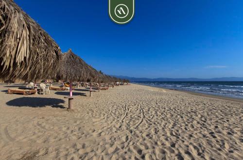 Amazing Studio with Private Patio with Ocean View in Nuevo Vallarta , Mexico