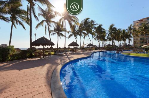 Amazing Studio with Private Patio with Ocean View in Nuevo Vallarta , Mexico