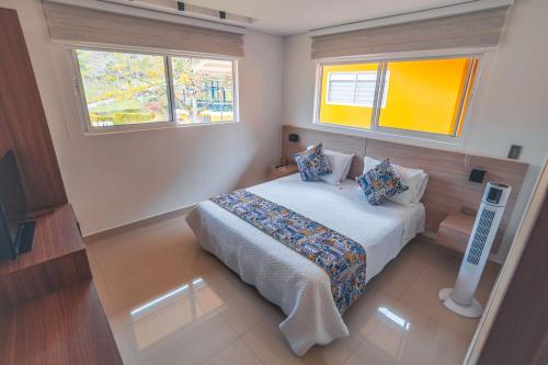 1 double bed