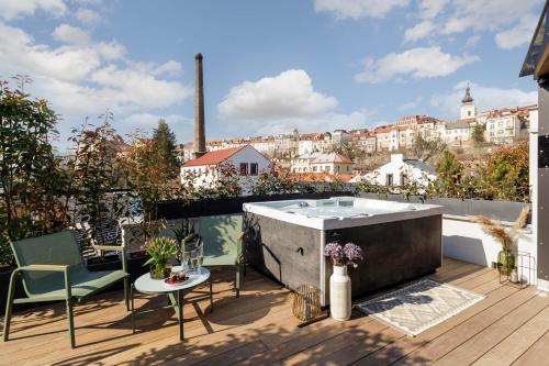 Hot tub, Aparthotel Na Klenici in Mlada Boleslav