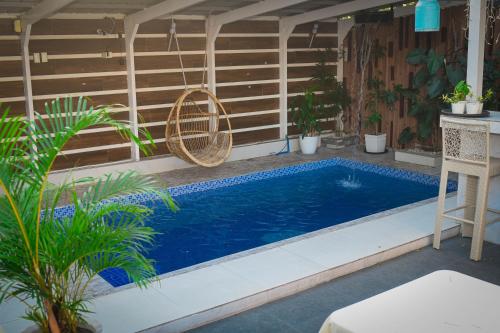 Swimming pool, The Twin Hanger Cabin A in Hermosa