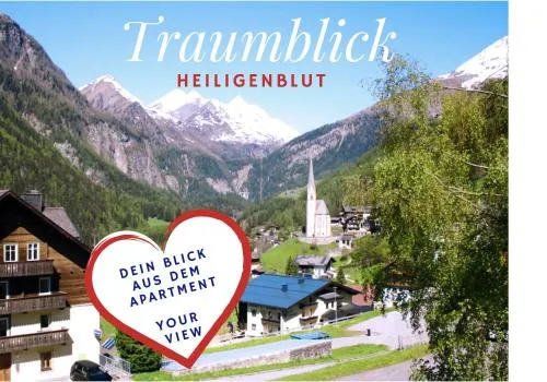 Apartment TRAUMBLICK für 2 - TOP Ortslage - TOP Aussicht & sonniger Balkon in Heiligenblut am Großglockner, Österreich