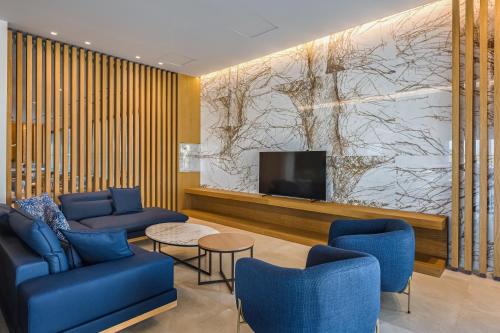 sala de TV, Blue Lagoon Queen in Chalkidiki