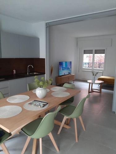 Koplietošanas atpūtas telpa ar TV, Ferienhaus Picobello in Zentrum von Marano Lagunare in Marano Lagunare